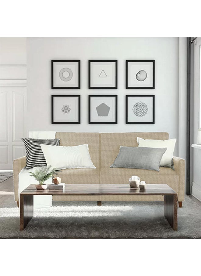 Soufa Dibaj Odessa | 2-Seater Sofa Upholstered In Velvet 193x85x86 cm  - Light Beige - Image 1