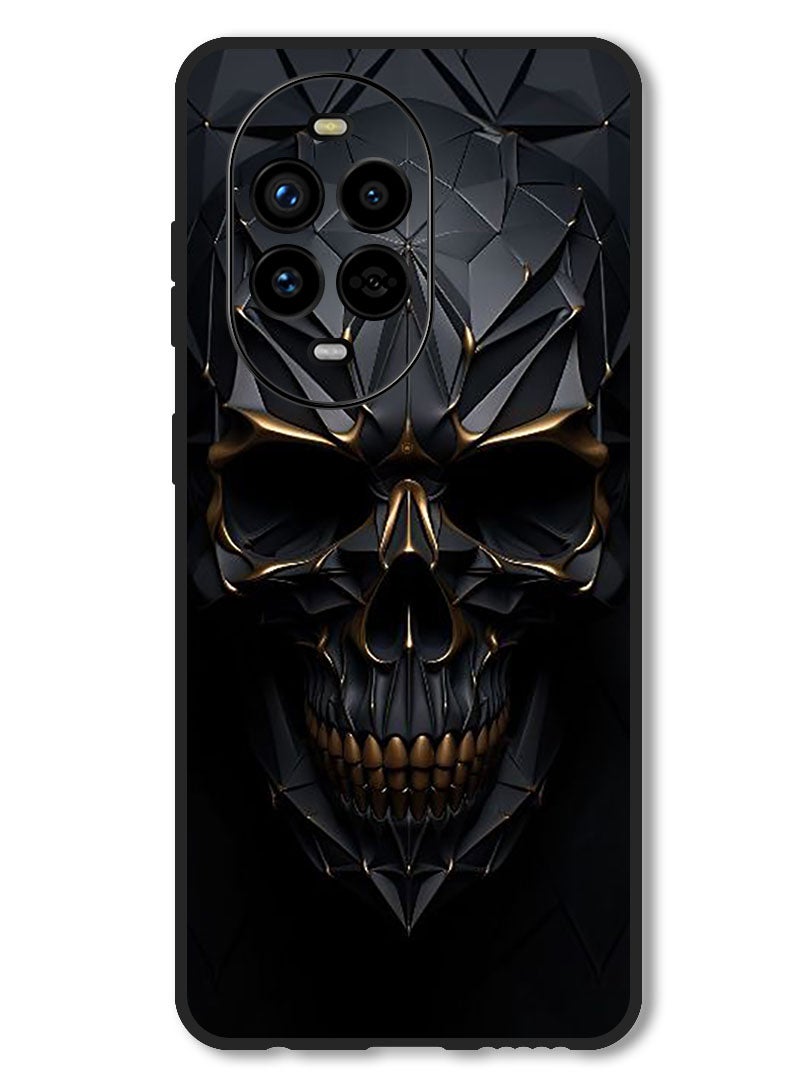 Theodor Case Compatible with Huawei Nova 13 Pro Protection Shockproof Bumper Cover Skull Art - Image 1