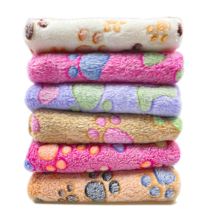 Selling Pet Blanket, Universal Blanket For All Seasons, Warm Sleeping Pad, Coral Velvet Paw Print Blanket, Cat And Dog Mat - Image 3