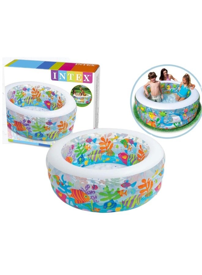INTEX Inflatable Aquarium Swimming Pool 58480 152x56cm