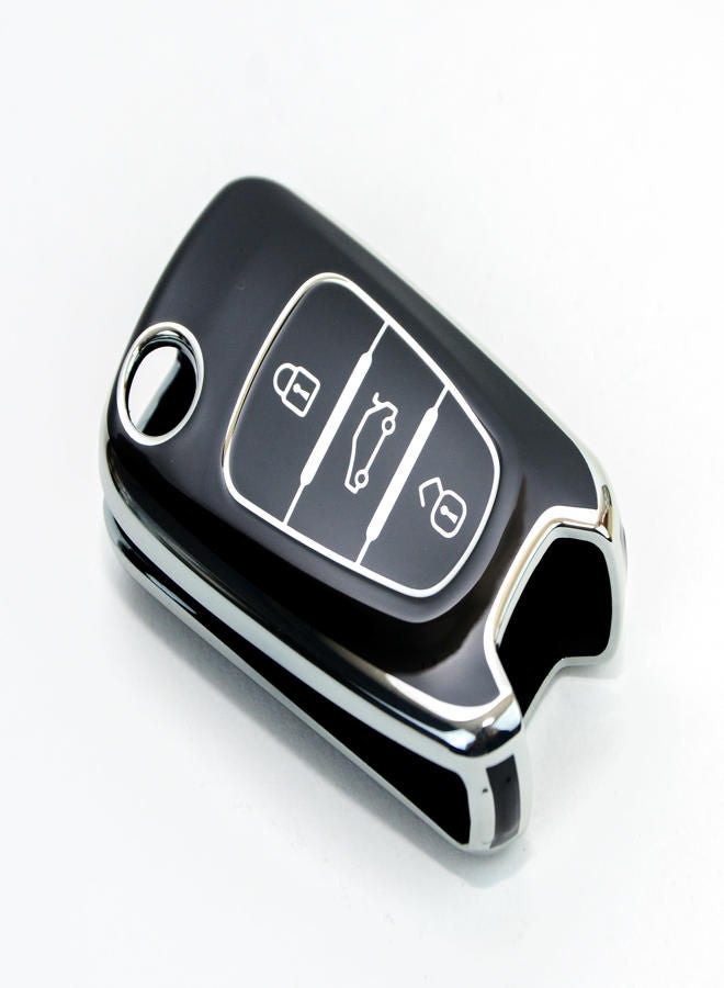 Luxury Car Remote Cover; HYUNDAI Sonata 8 / Elantra / Reina / Verna / Kia K2 / K5 / Sportage - Image 1