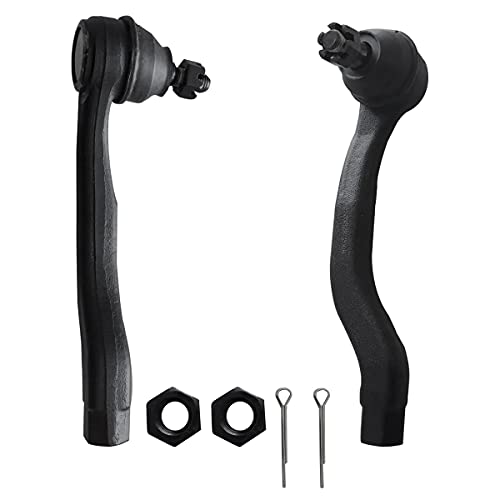 HHCM Front Outer Tie Rod End Kit 2pc ES3331 ES3332 for Honda Fit 2009-2014, Insight 2010-2014, CR-V 1997-2001, Civic 1992-2000, for Acura Integra 1994-2001, EL 1997-2000, Steering Tie Rod Ends - Image 1