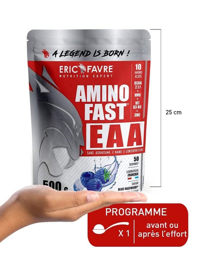 Eric Favre - Amino Fast EAA Strawberry-Banana 500g - Image 1