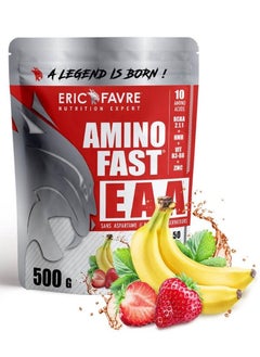 Amino Fast EAA Strawberry-Banana 500g