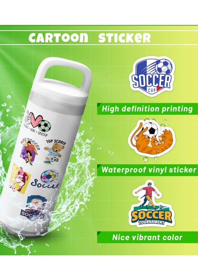 BF HOME 50 Pieces Graffiti Soccer Stickers World Cup Soccer Stars Team Waterproof Stickers - Image 5
