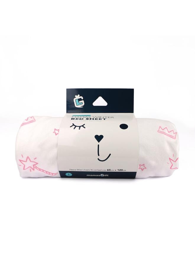 Mamas Gift Winter Bed Sheet Princess This High Quality Mattress Cover Provides Your Baby with Extra Warmth and Comfort for Those Chilly Winter Months.