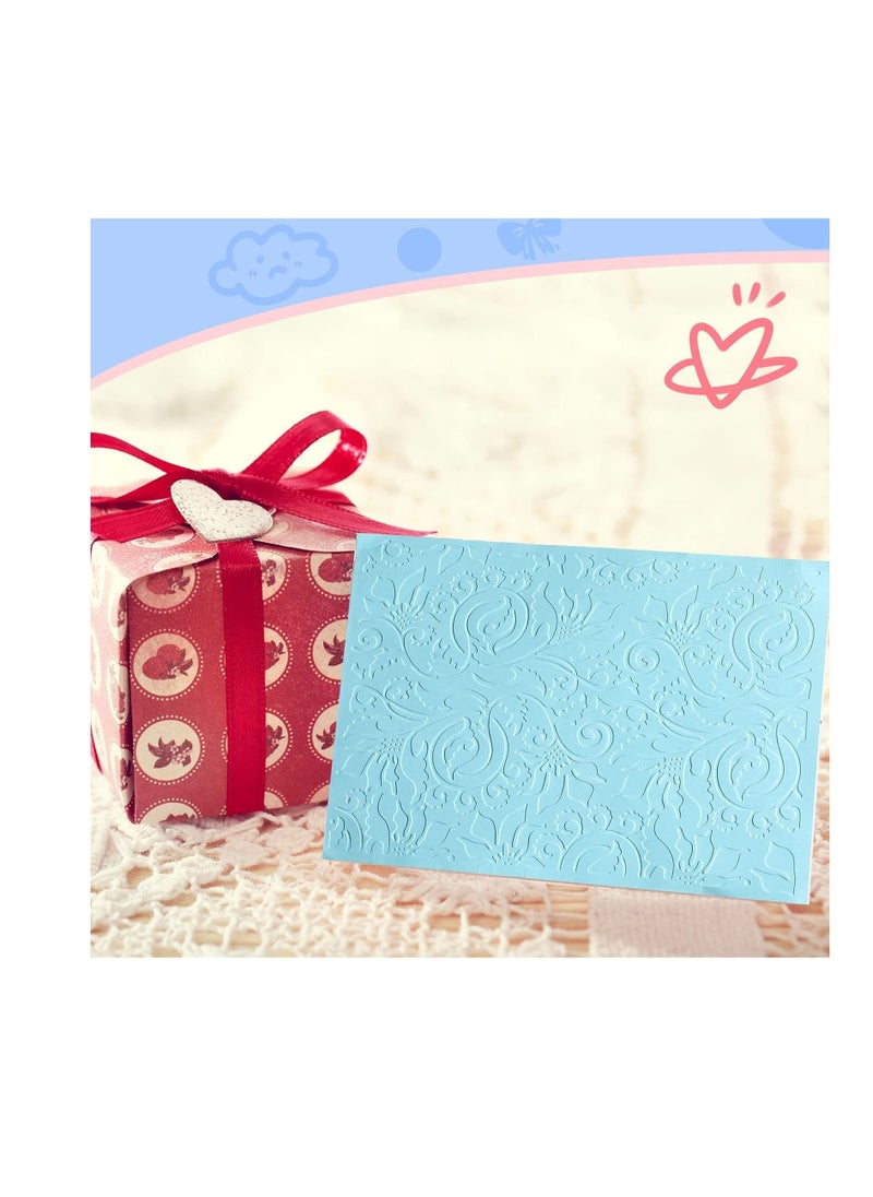 SYOSI - 12 Pieces Plastic Embossing Folders, DIY Craft Template, Butterfly Star Embossing Templates, Paper Card Decorating, Mold Scrapbook Album Making Tool, for Card Scrapbook DIY Craft - Image 1