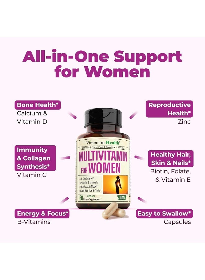 Vimerson Health Women's Daily Multivitamin Multimineral Supplement - 60 Capsules - Image 5