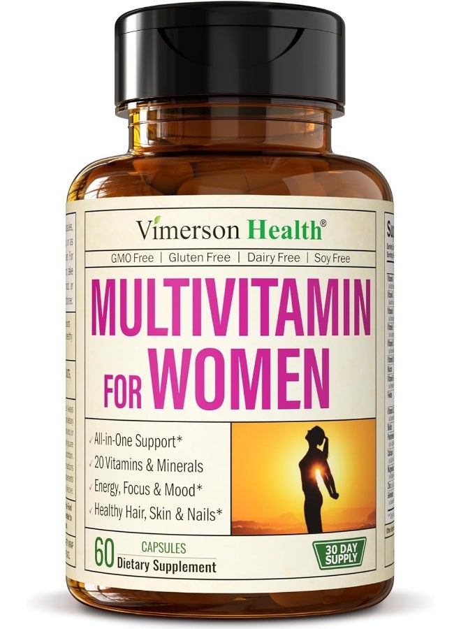 Vimerson Health Women's Daily Multivitamin Multimineral Supplement - 60 Capsules - Image 1