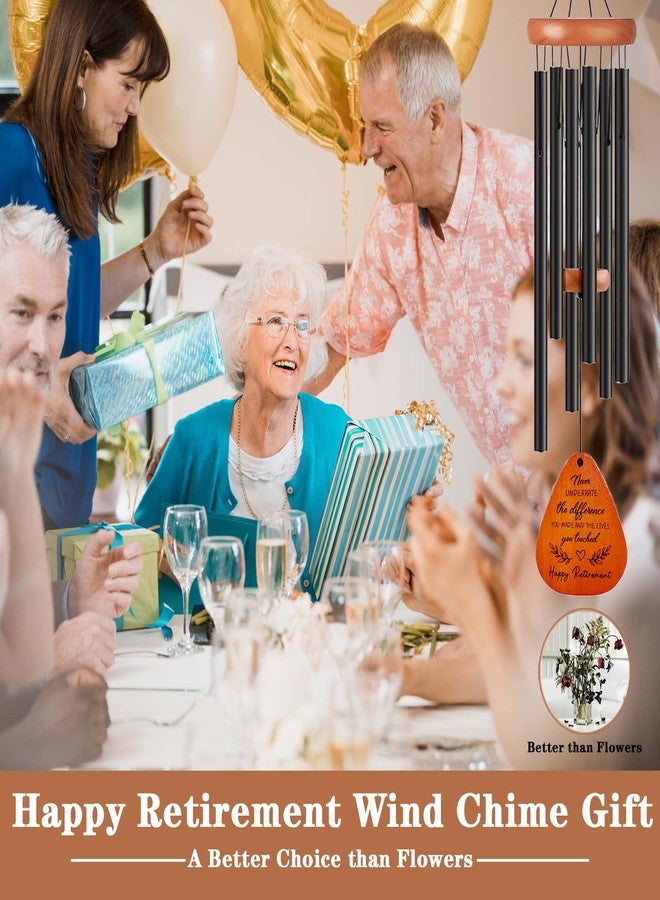 VENBEEL Retirement Gift for Woman, 32" Wind Chimes Retirement Gifts, Happy Retirement Gifts for Teacher Nurses Coworker Colleague Boss Friends - Image 2