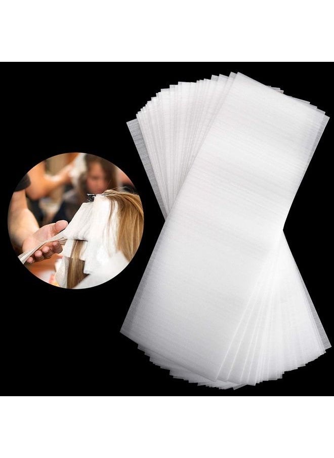Noverlife 100PCS Reusable Foam Hair Wraps Hair Dye Paper, Large Size Henna Repellent Hair Tint Paper, Professional Hair Coloring Highlighting Strips for Salon Barber Hair Stylists  - Image 1