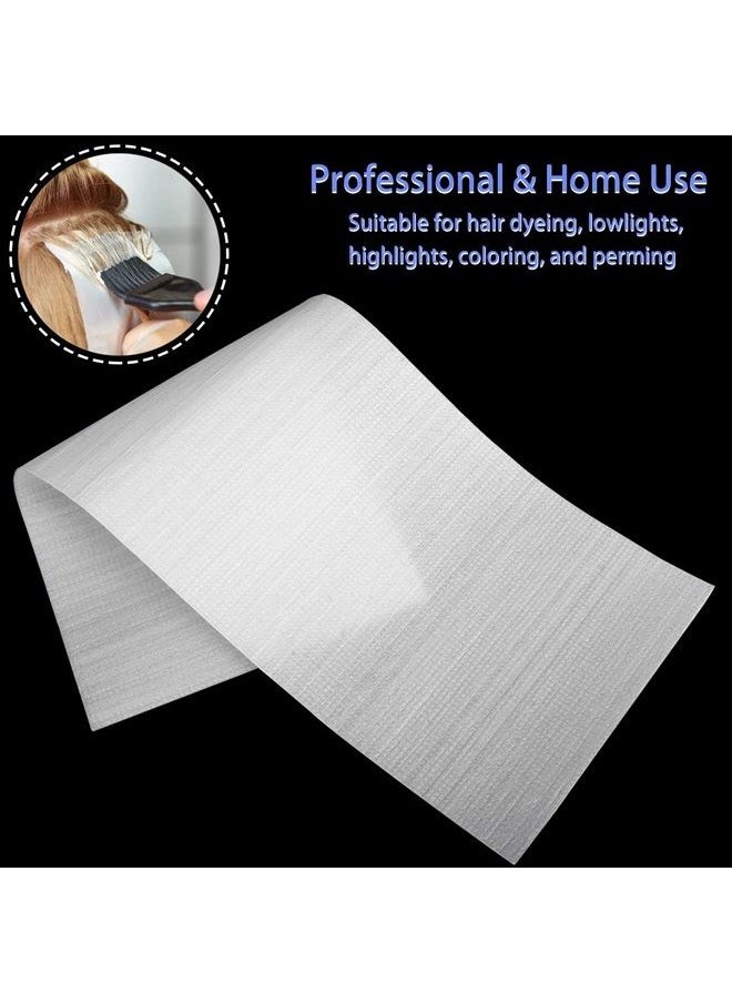 Noverlife 100PCS Reusable Foam Hair Wraps Hair Dye Paper, Large Size Henna Repellent Hair Tint Paper, Professional Hair Coloring Highlighting Strips for Salon Barber Hair Stylists  - Image 5