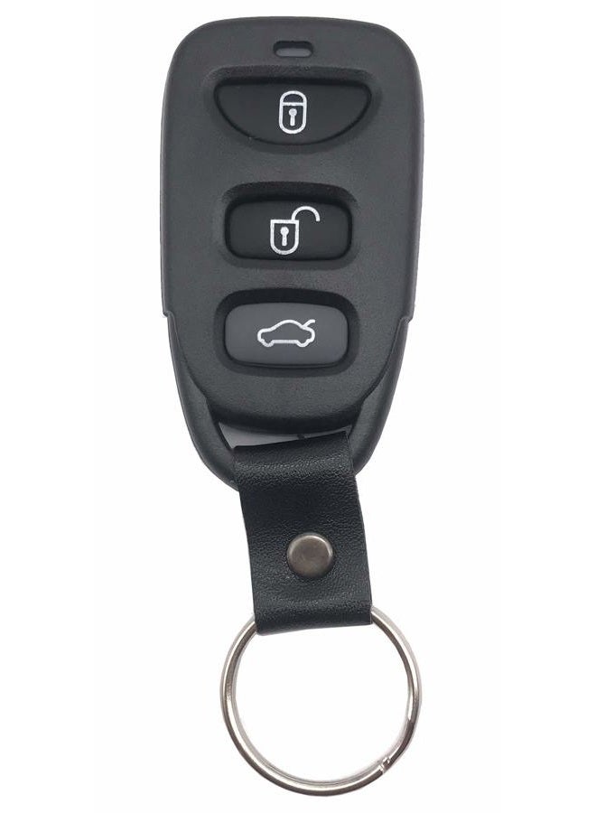 BTOZRF J-ACCES Replacement Key Fob Case Shell Fit for Hyundai Elantra Accent Sonata Kia Optima Keyless Entry Remote Car Key Housing Casing Outer Cover 3 Button + Panic (1) - Image 5
