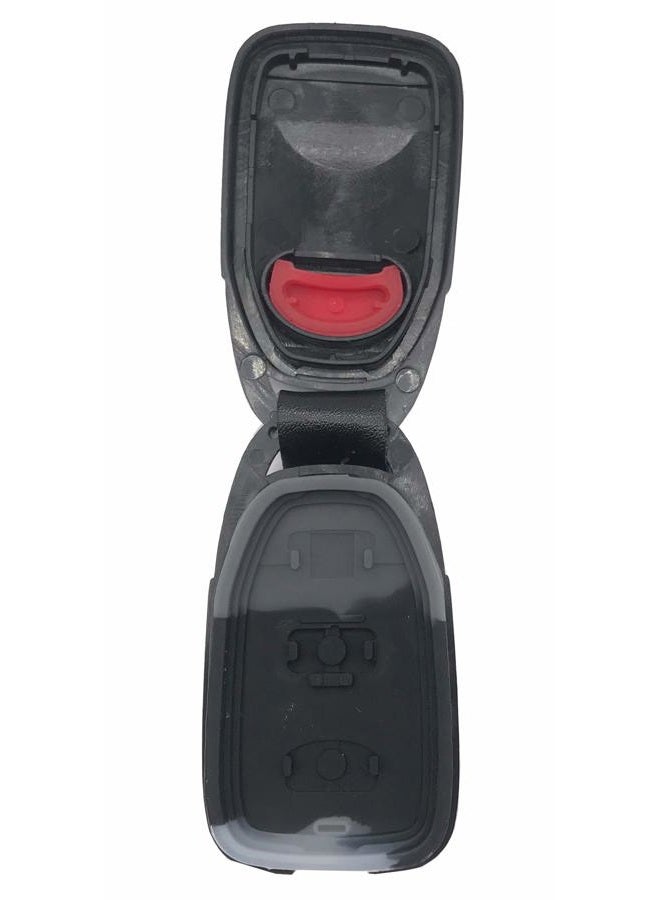 BTOZRF J-ACCES Replacement Key Fob Case Shell Fit for Hyundai Elantra Accent Sonata Kia Optima Keyless Entry Remote Car Key Housing Casing Outer Cover 3 Button + Panic (1) - Image 4