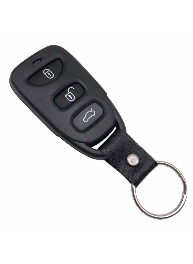 BTOZRF J-ACCES Replacement Key Fob Case Shell Fit for Hyundai Elantra Accent Sonata Kia Optima Keyless Entry Remote Car Key Housing Casing Outer Cover 3 Button + Panic (1) - Image 3