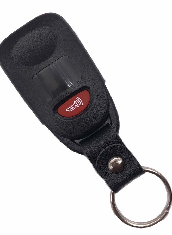 BTOZRF J-ACCES Replacement Key Fob Case Shell Fit for Hyundai Elantra Accent Sonata Kia Optima Keyless Entry Remote Car Key Housing Casing Outer Cover 3 Button + Panic (1) - Image 2