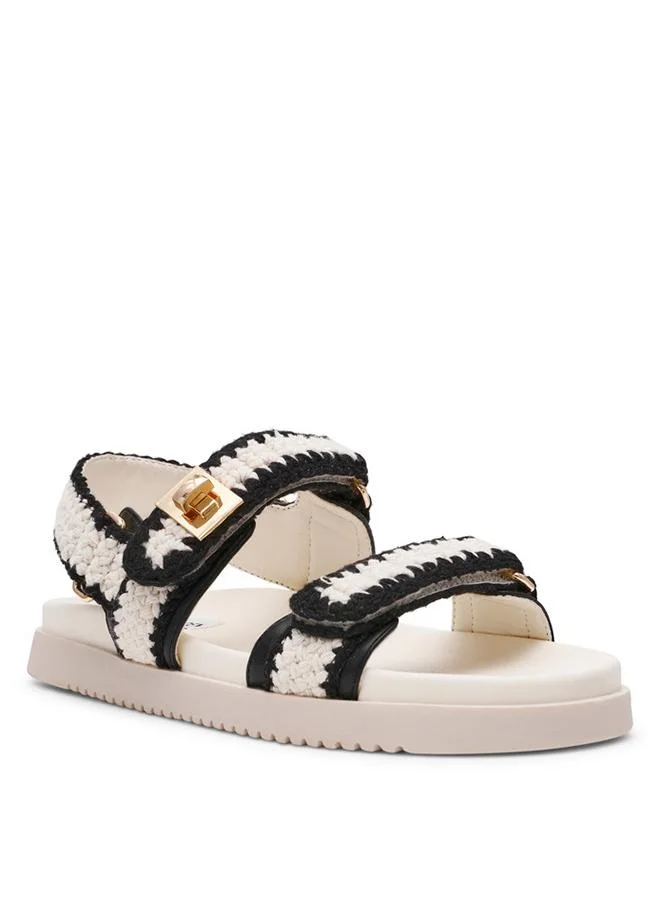 Mona-M Brown Women's Flat Sandals