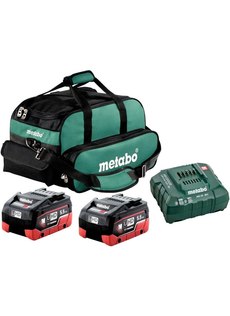 Metabo Metabo US625342002 LiHD Technology Battery Starter kit 2 x 55 Ah 