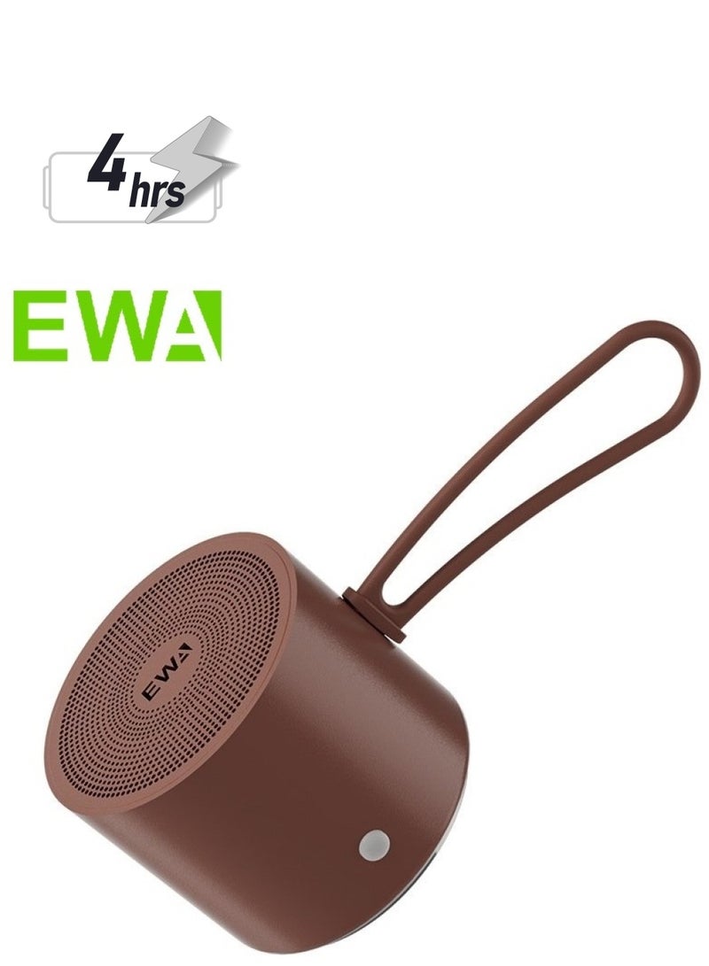 EWA A127 Outdoor IPX5 Waterproof Portable Mini TWS Wireless Bluetooth Speaker (Brown) - Image 1