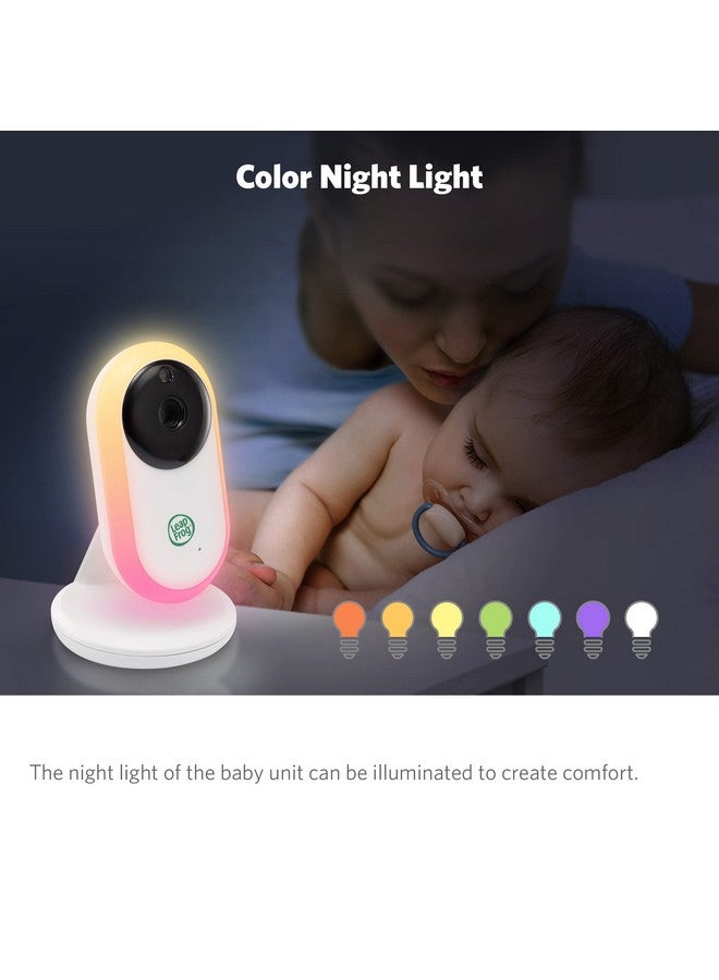 LeapFrog LF2415 Baby Monitor, 5” IPS LCD Screen, 1000ft Range, Night Vision, Soothing Lullabies, NightLight, 2-Way Audio, Temperature Sensor, SecureTransmission No WiFi - Image 2