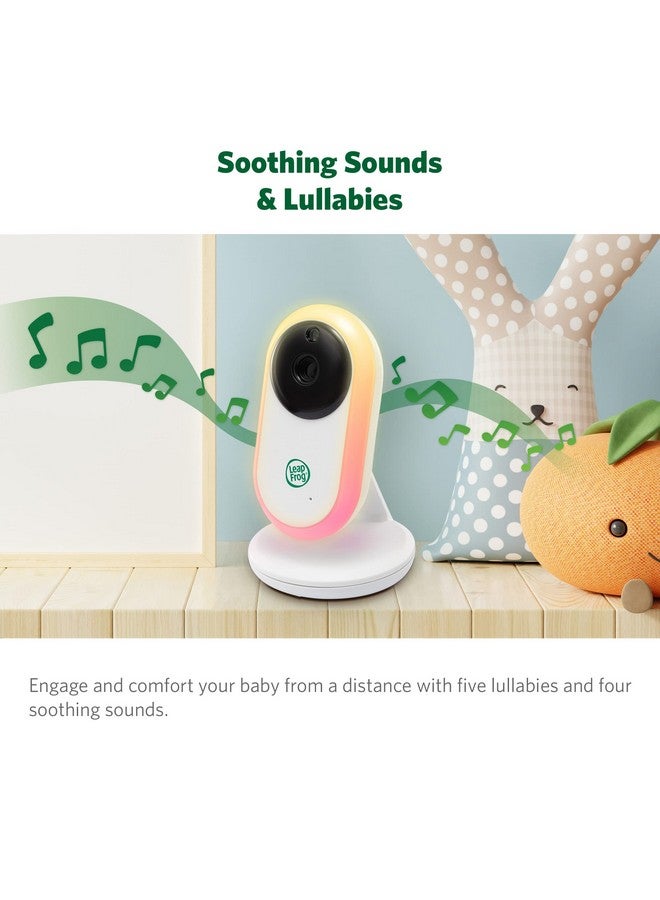 LeapFrog LF2415 Baby Monitor, 5” IPS LCD Screen, 1000ft Range, Night Vision, Soothing Lullabies, NightLight, 2-Way Audio, Temperature Sensor, SecureTransmission No WiFi - Image 4