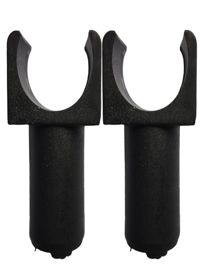 eOnekart Black Nylon Seat Rail Glide for Fixed Arm Wheelchair | 3/4" (2 Large) - Image 1