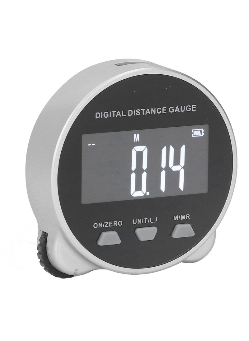 Digital Tape Measure with LCD Display 656 Ft High Accuracy Electronic Rolling Ruler Electronic Ruler Distance Rolling Measuring Tool for Flat Curved Diameter Odd Shape  - Image 1