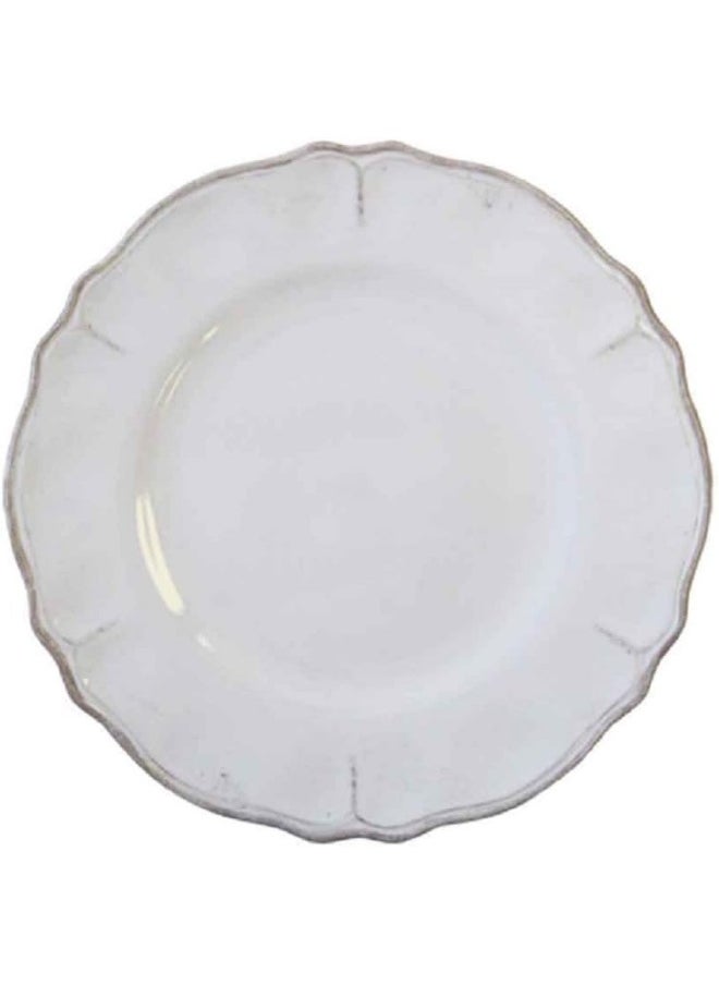 Le Cadeaux - 209RUAW 9" Salad Plate Rustica Antique White, Melamine - Image 1