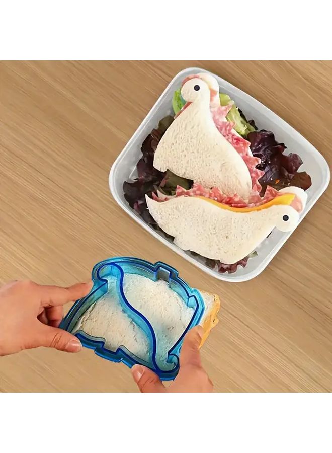 Dinosaur Themed Sandwich Cutter For Kids DIY Bread Toast Mold Fun Safe Plastic - Image 4