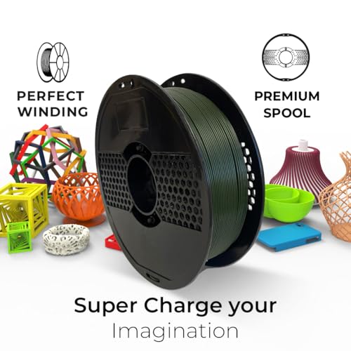 NFIL3D Premium HS PLA+ Electric Blue - 3D Printing Filament | Compatible with All 3D Printers | 1.75mm | 1Kg Gross Weight - Image 3