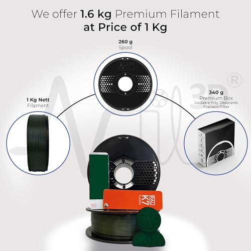 NFIL3D Premium HS PLA+ Electric Blue - 3D Printing Filament | Compatible with All 3D Printers | 1.75mm | 1Kg Gross Weight - Image 4