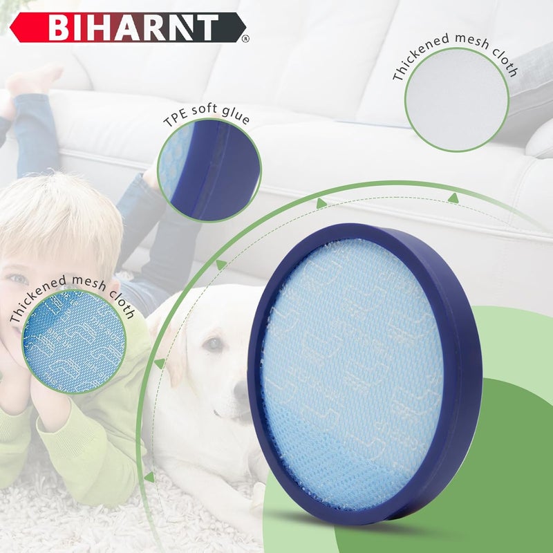 BIHARNT 3 Pack 304087001 Replacement Filters Compatible with Hoover WindTunnel Upright Vacuum Cleaner UH72625,UH71250,UH72630,UH72615,UH71012,UH70605,UH71214,UH70800,UH71105 - Image 2