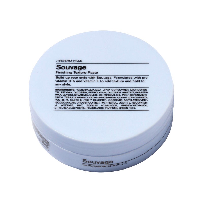 J Beverly Hills Blue Souvage Finishing Texture Paste with Vitamin E for Strong Hair, 2.5 Oz - Image 2