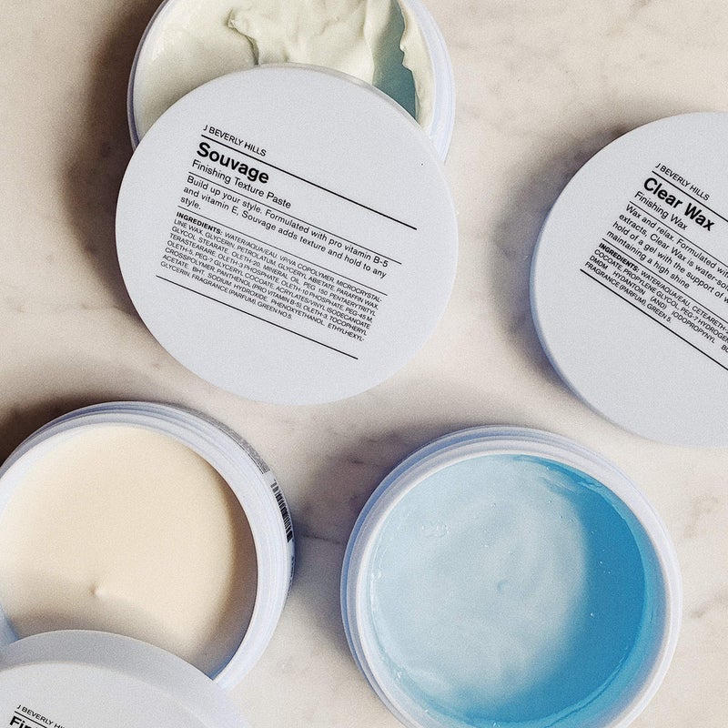 J Beverly Hills Blue Souvage Finishing Texture Paste with Vitamin E for Strong Hair, 2.5 Oz - Image 3