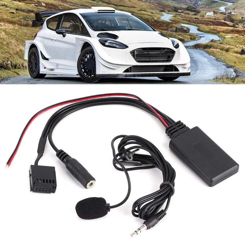 klarako Bluetooth Audio Adapter, Car Bluetooth AUX?IN Cable Adapter with Microphone Handsfree Calling Fit for Focus 6000CD - Image 3