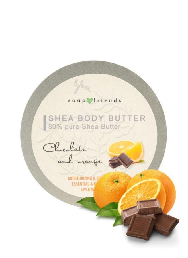 Soap&Friends - Soap&Friends Orange with Chocolate 80% Shea Butter Moisturizer with Avocado Oil - 50 ml - Image 1