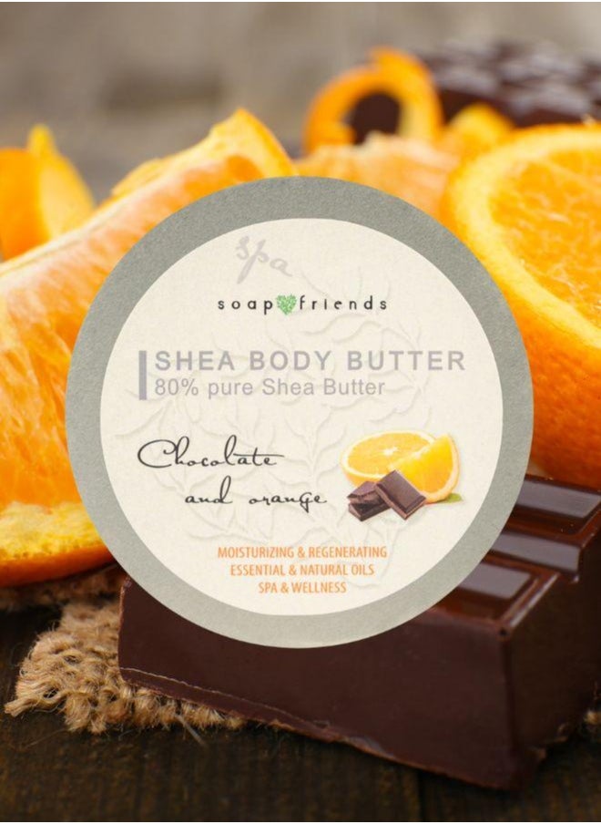 Soap&Friends - Soap&Friends Orange with Chocolate 80% Shea Butter Moisturizer with Avocado Oil - 50 ml - Image 1