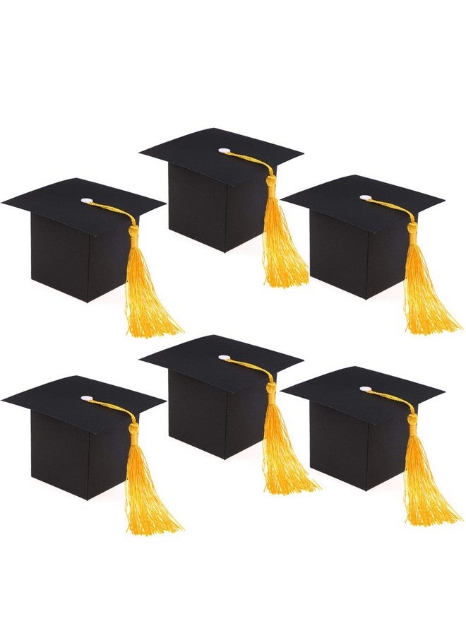 Konsait Graduation Decorations, 30PCS Graduation Candy Box DIY Grad Cap Box for Graduation Gift Graduation Party Favors Decor Party Supplies - Image 1