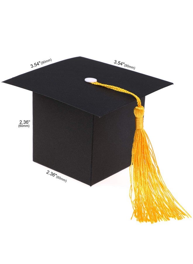 Konsait Graduation Decorations, 30PCS Graduation Candy Box DIY Grad Cap Box for Graduation Gift Graduation Party Favors Decor Party Supplies - Image 2