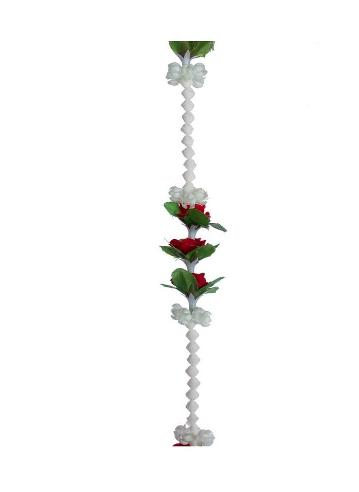 Generic JH GALLERY Handmade Artificial Flower and Plastic Beads Decorative Lines Door Hanging/Wall Hanging, Pack of 10  - Image 2