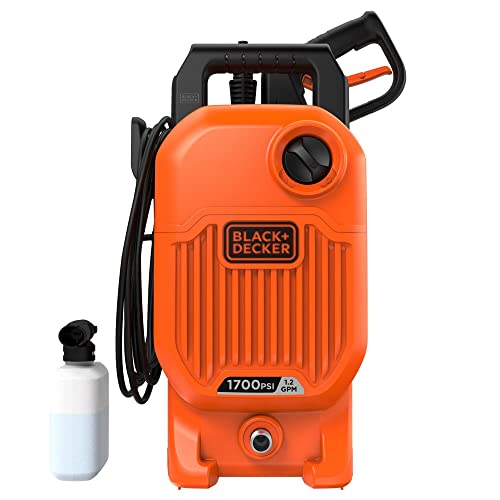 BLACK+DECKER Electric Pressure Washer, Cold Water, 1700 PSI, 1.2 GPM (BEPW1700) - Image 2