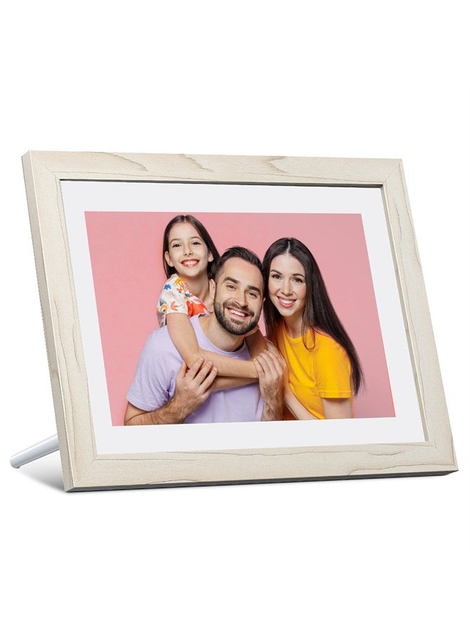 Dragon Touch Digital Picture Frame WiFi 10 inch IPS Touch Screen HD Display, 16GB Storage, Auto-Rotate, Share Photos via App, Email, Cloud - Classic 10 - Image 1