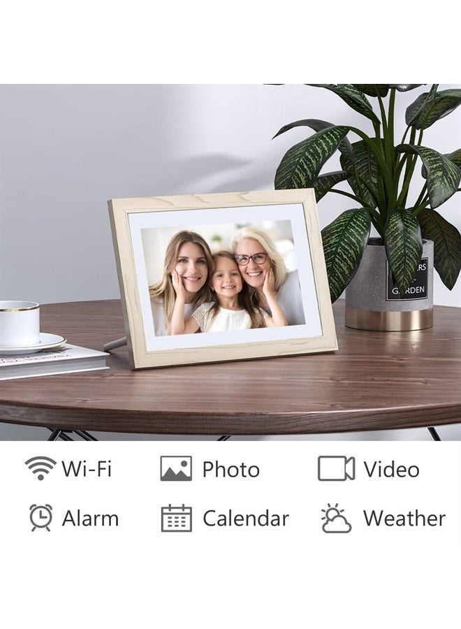 Dragon Touch Digital Picture Frame WiFi 10 inch IPS Touch Screen HD Display, 16GB Storage, Auto-Rotate, Share Photos via App, Email, Cloud - Classic 10 - Image 4