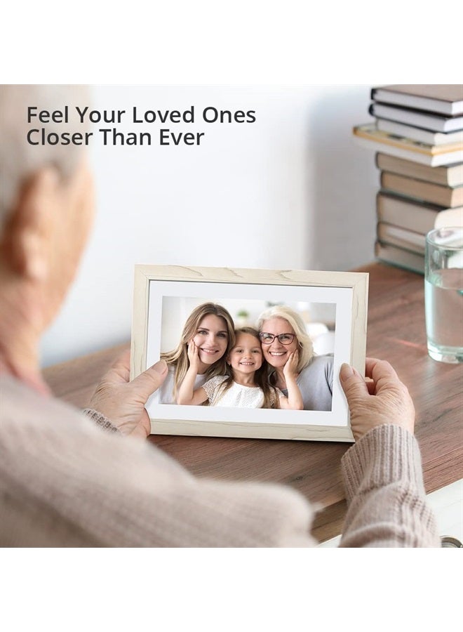 Dragon Touch Digital Picture Frame WiFi 10 inch IPS Touch Screen HD Display, 16GB Storage, Auto-Rotate, Share Photos via App, Email, Cloud - Classic 10 - Image 5