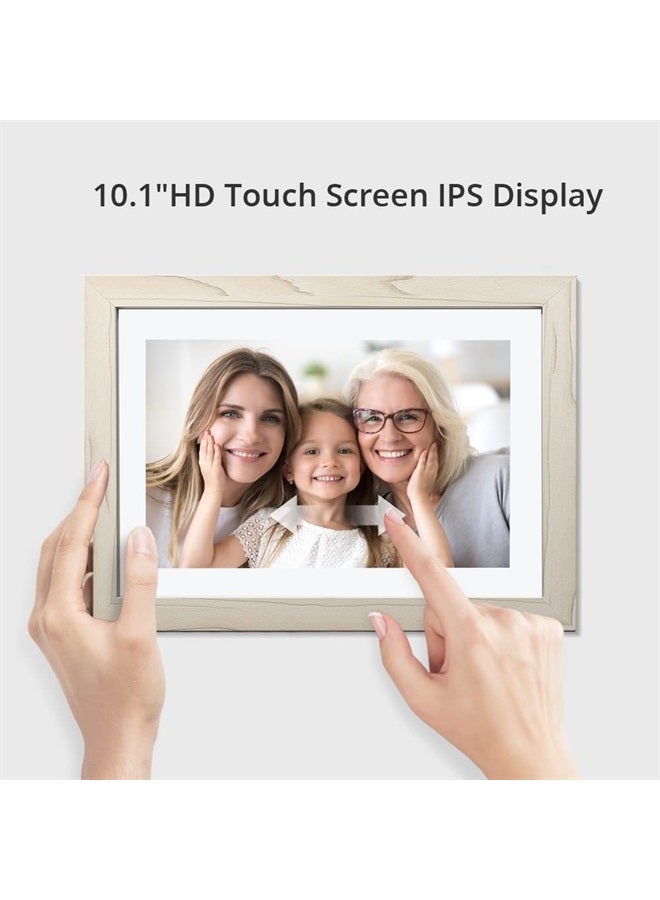 Dragon Touch Digital Picture Frame WiFi 10 inch IPS Touch Screen HD Display, 16GB Storage, Auto-Rotate, Share Photos via App, Email, Cloud - Classic 10 - Image 3