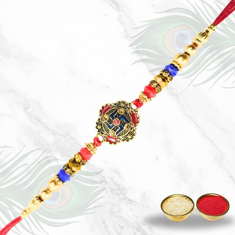 SANJAY SEASON HOUSE Elegant Rakhi for Your Bhayia and Bhabhi|on this Raksha Bandhan Celebration - Image 2