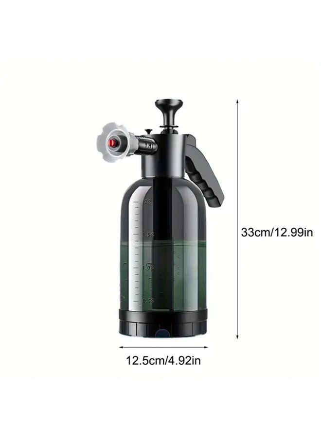 2L Ergonomic Handheld Car Wash Sprayer Durable Multi Purpose Nozzle For Auto Detailing Gardening Home Cleaning - Image 2