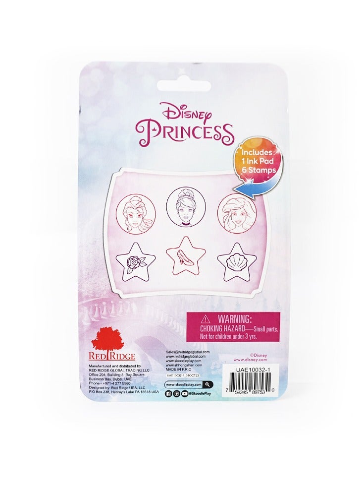 SKOODLE SKOODLE Spider-Man & Princess Stamps Kit with Ink Pad, Disney Fingerless Gloves Set - Image 3