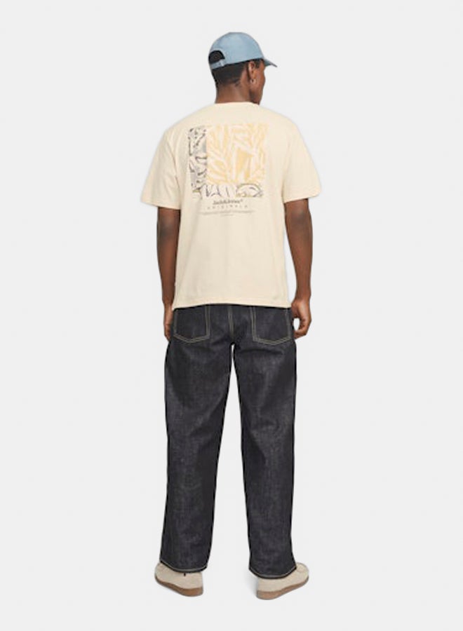 JACK & JONES Mens Split Back Tee Crew Neck - Image 3