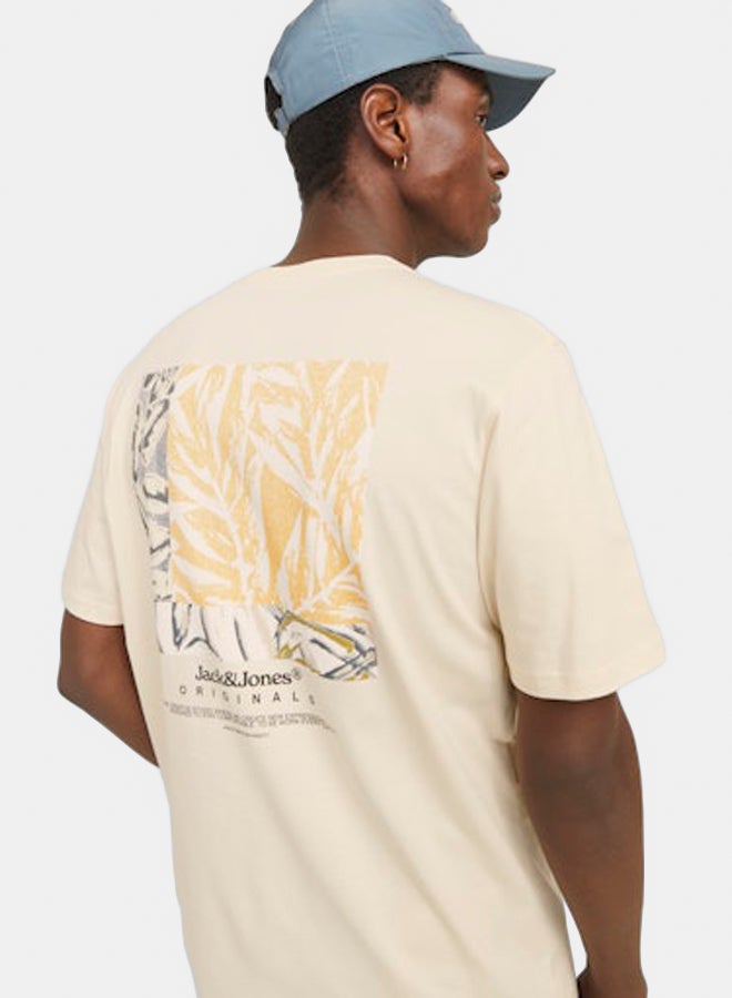 JACK & JONES Mens Split Back Tee Crew Neck - Image 4